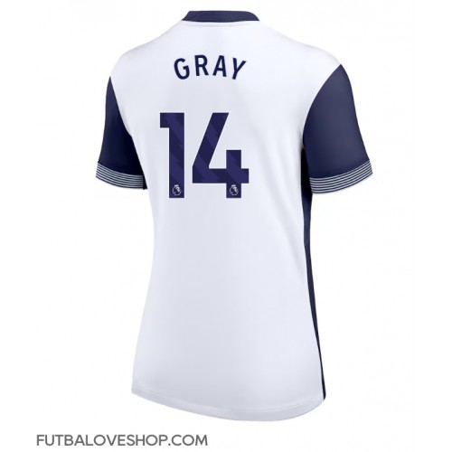 Dres Tottenham Hotspur Archie Gray #14 Domáci pre Ženy 2024-25 Krátky Rukáv